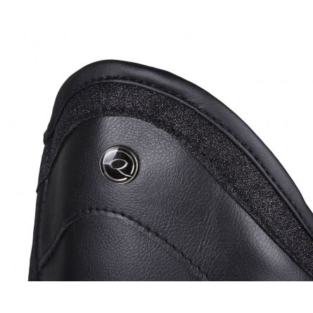 Minichaps (guêtres) En Daim Synthétique QHP - Fermeture éclair Latérale, élastique Cou-de-pied Et Mollet - Pour équitation, Déguisement, Mode