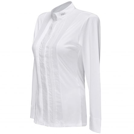 Chemise de Concours Femme Blanc Diamantina ML F&C