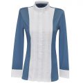 Chemise de Concours Femme Bleu Orage Diamantina ML F&C 0