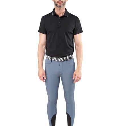 Polo Homme Noir Equiline