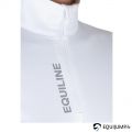 Polo Canic Blanc Manches Longues Technique Zip Equiline FW23 4