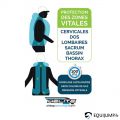 Gilet Zip'in 2 Helite protections des zones 6