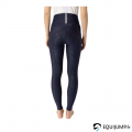 Pantalon d'Equitation Intégral Grip Arina HORZE, Marine, vue arrière porté 1