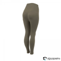 legging Janine grip genoux Kaki HORZE, vue 3/4 arrière 1