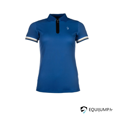 Polo Amalfi Femme Lauria Garelli Bleu
