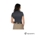 Polo Amalfi Femme Lauria Garelli Noir, porté 3