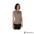 Polo Amalfi Femme Lauria Garelli Taupe, porté 5