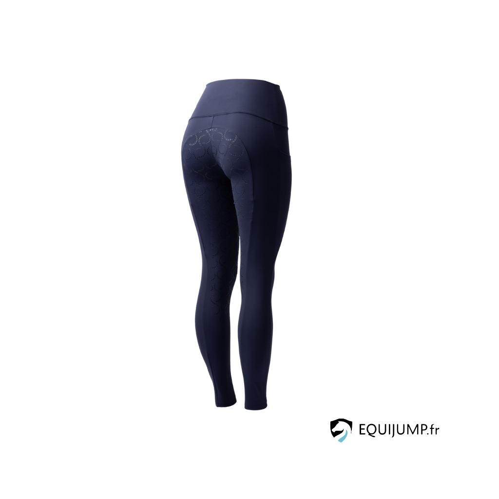 Vêtement Cavalier Compétition Pantalon D'équitation Intégral Silicone Grand Prix HORZE - Homme - Noir - Taille 56 Pantalon équitation Silicone Grand Prix