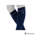 Chaussettes Luxe Penelope, marine, détails imprimés unis 5
