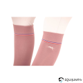 Chaussettes Luxe Penelope, rose poudré, détails imprimés unis  8