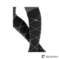 Chaussettes Luxe Penelope, noir, détails imprimés losanges 13