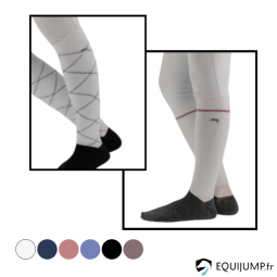 Chaussettes Luxe Penelope, paire blanche 