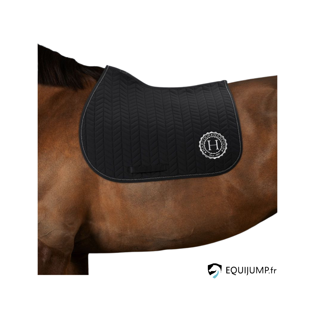 Tapis De Selle Equinavia Harstad Vert Chasseur - Classique, Durable, Absorbant L'humidité
