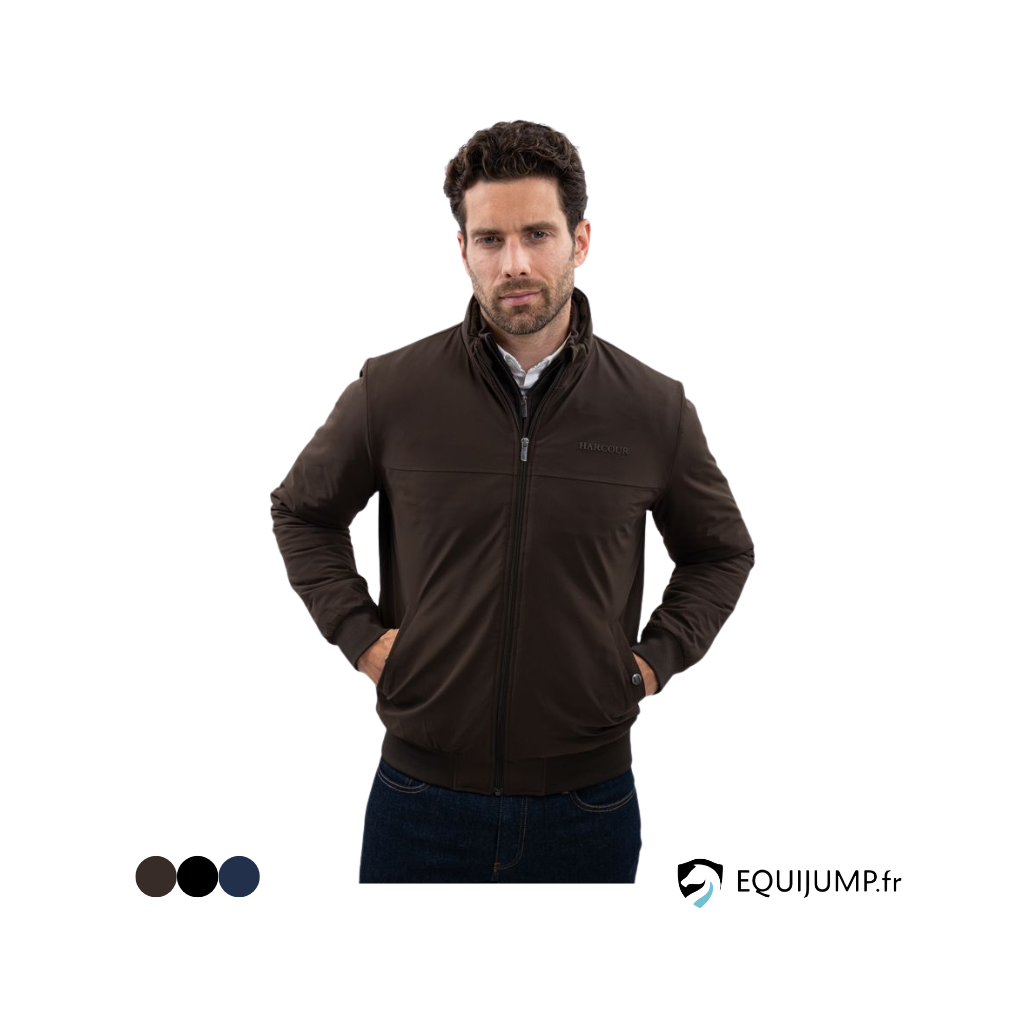 Veste Homme JAKO Classico – Style Décontracté En Polyester, Poches Zippées, Finitions Ripp Aux Manches Et Taille