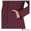 Veste d'hiver Maelynn Wine Red poche zippée 6
