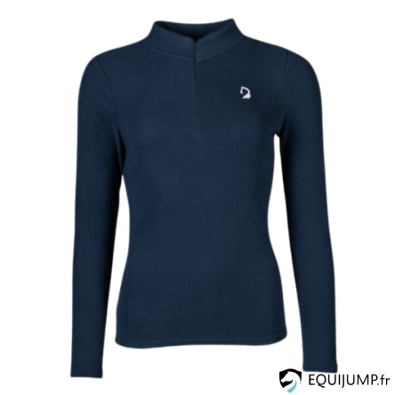 Polo Manches Longues Arezzo Soft HKM Marine