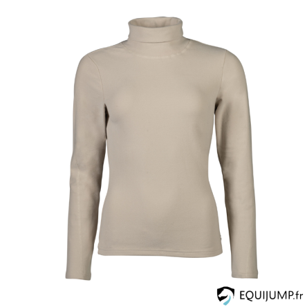 Polo Col Roulé Eva HKM Beige