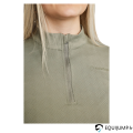 T-shirt D'Entraînement MoCilia Jacquard REFINED Montar Dusty Green fermeture zippée au col 9