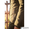 Parka Maya Femme Optitro, kaki, porté, focus poche 5