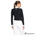 Polo Concours ML Lou SS26 Samshield, noir, vue de dos 2