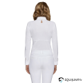 Polo Concours ML Lou SS26 Samshield, blanc, vue de dos 8