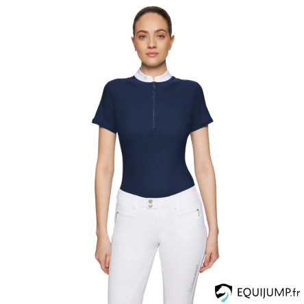Polo MC Aloïse SS26 Samshield, Sapphire, vue de face