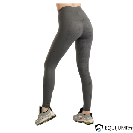 Legging MoPaulina Montar, gris, vue de 3/4