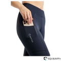 Legging MoPaulina Montar, marine, détail d'une poche téléphone et du logo sur la cuisse droite 8