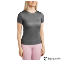 T-shirt MoGrace Mesh Montar, gris, vue de face sur un mannequin 7