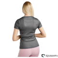 T-shirt MoGrace Mesh Montar, gris, vue de dos sur un mannequin 8