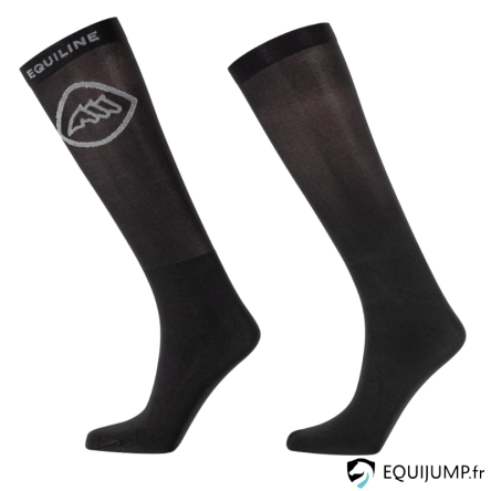 Chaussettes Lots de 3 Eqcadro Equiline, noir, fines et légères