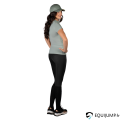 Polo Limone HKM vert sauge, vu sur un mannequin de dos 3