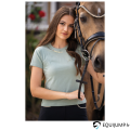 Tshirt Limone HKM, vert sauge, de face sur un mannequin 4