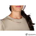Tshirt Limone HKM, beige, détail de l'écriture doré 8