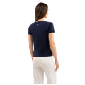 t-shirt en coton blanc Harcour Hydra de dos 2