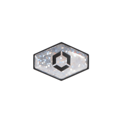 Stickers Gamme Paillettes Pour Casque Armet Flex On : Argent
